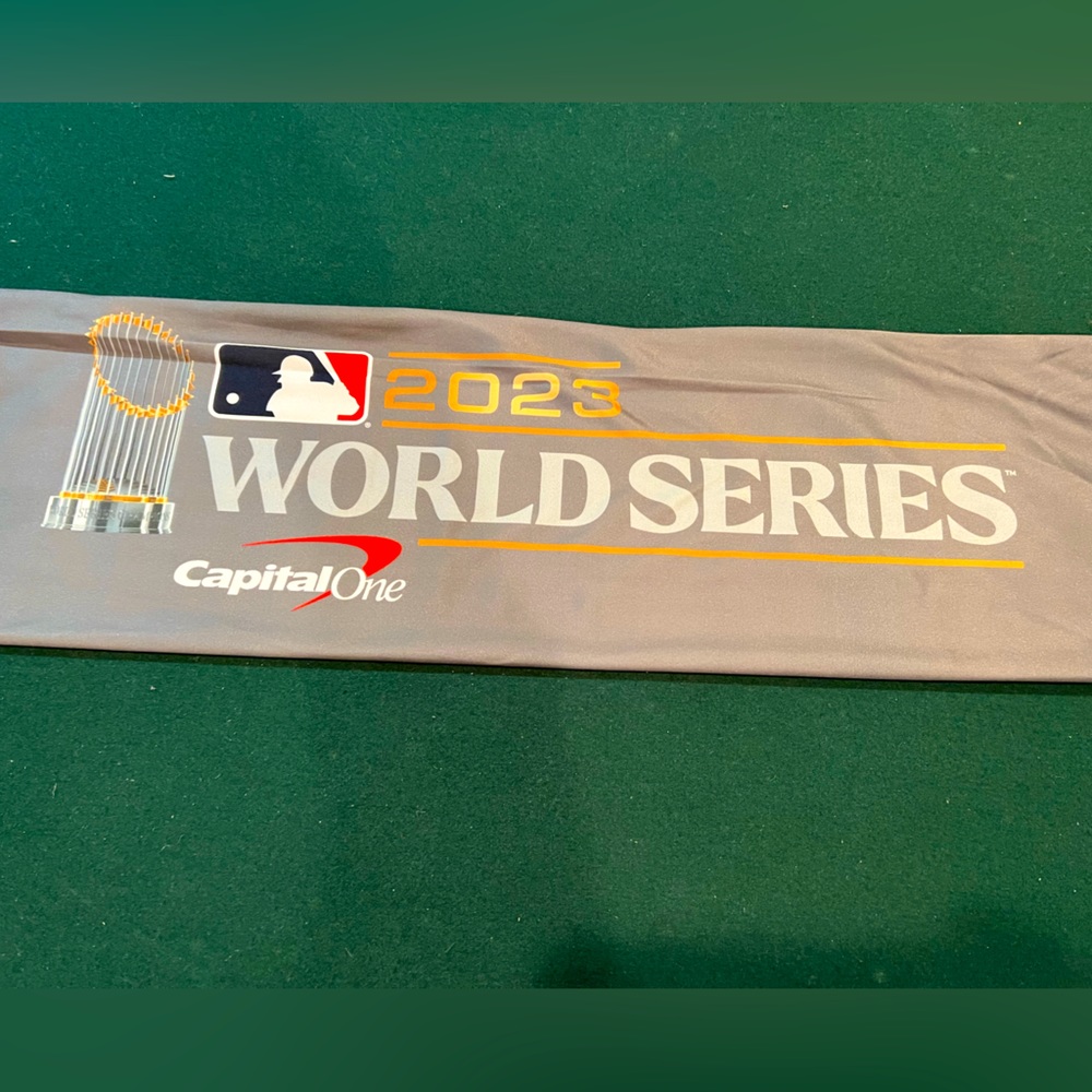 COPY - NWT 2023 World Series Scarf Capital One Game Day giveaway